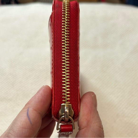 Kate Spade Embossed Patent Leather Zip Around Wallet - Picture 6 of 14